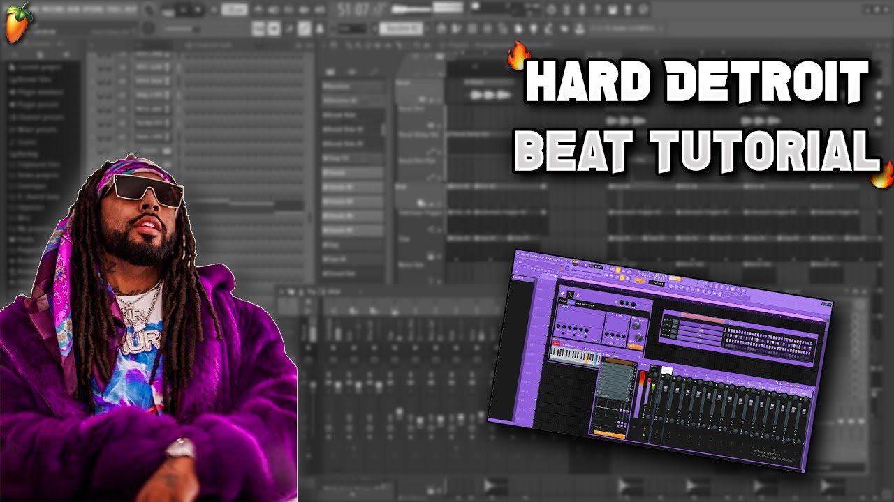 How to Make HARD Detroit type beats For Icewear Vezzo In Fl Studio (2024 Detroit type Beat Tutorial)