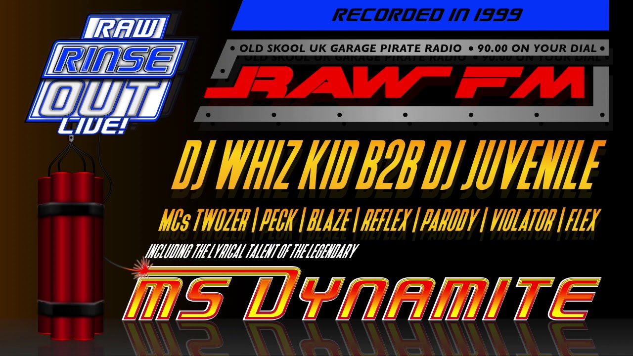 Ms Dynamite (Booo!) | Raw FM 90.0: UK Garage 1999 | DJs Juvenile B2B Whiz Kid, MCs Peck, Flex & More