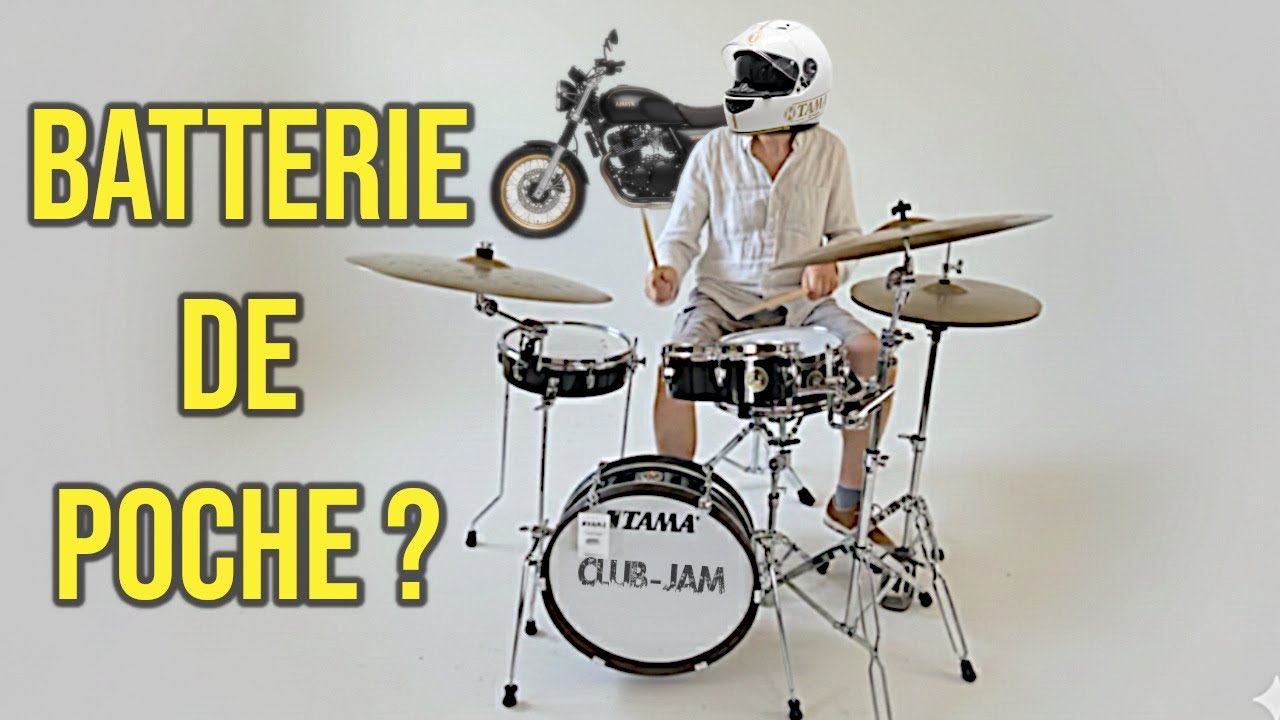 Cette batterie est plus petite que ma moto... (Test Tama Pancake)