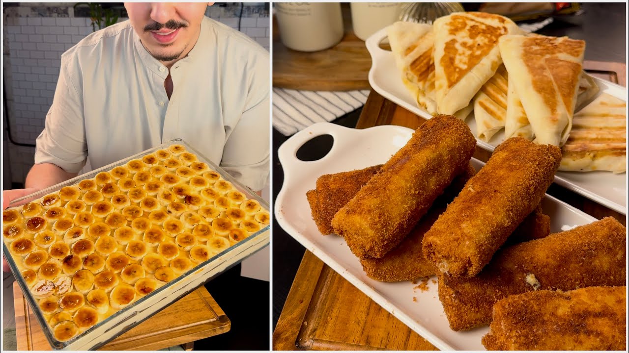 حمري وجهك بهاد المملحات المشكلة و تحلية تكرميلة البانان 😍 كانل راح يطلبو الوصفة منك هباال