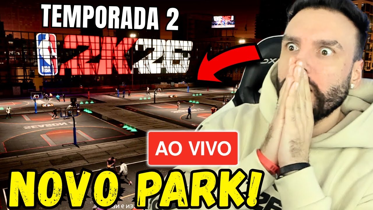 🚨 NBA 2K26 NOVA TEMPORADA! JOGANDO O NOVO PARK!! BUILD 99 OVR