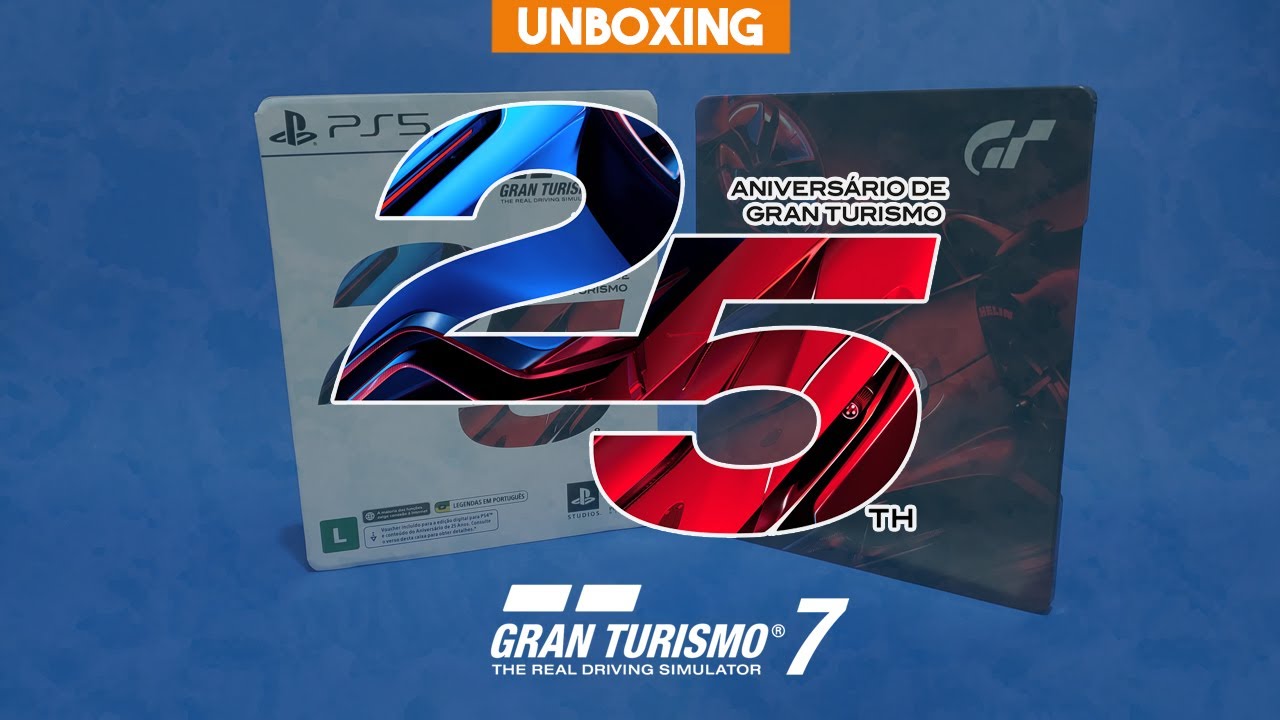 Unboxing - Gran Turismo 7 [Edição 25º Aniversário] (PlayStation 5)