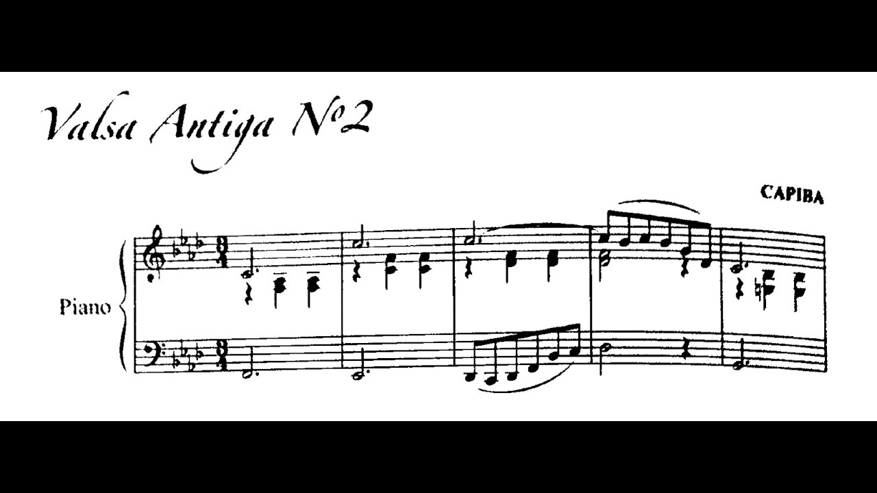 Capiba - Valsa antiga No.2 (Elyanna Caldas, piano)