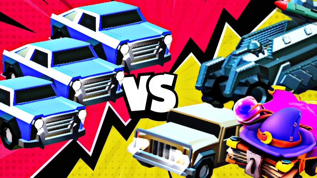 3 Chucks VS Nuclear, Missile Truck and Merlin | Crash of Cars