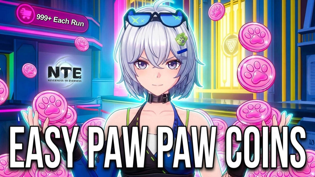 Как заработать 999+ монет Paw Paw за один налёт в Pink Paws в NTE