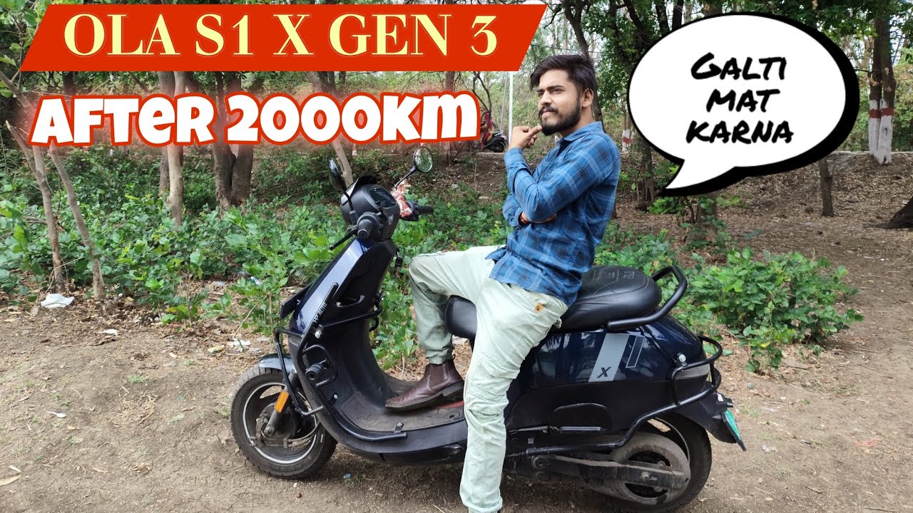 OLA S1X GEN 3 4KW HONEST REVIEW AFTER 2000KM - Performance, Range, Speed, Service 🤔