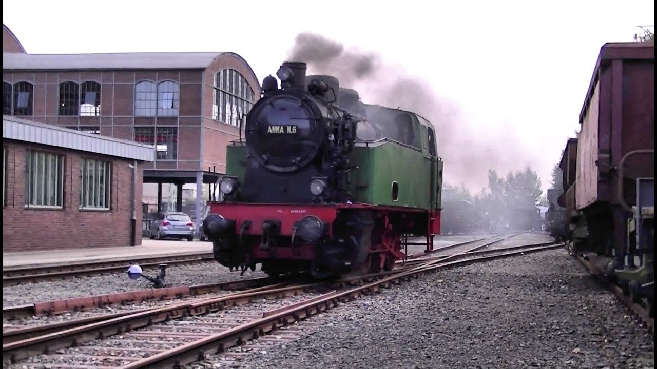 Dampflok Anna in Aktion - Steam locomotive Anna in action - アクションで蒸気機関車 [HD1080p]