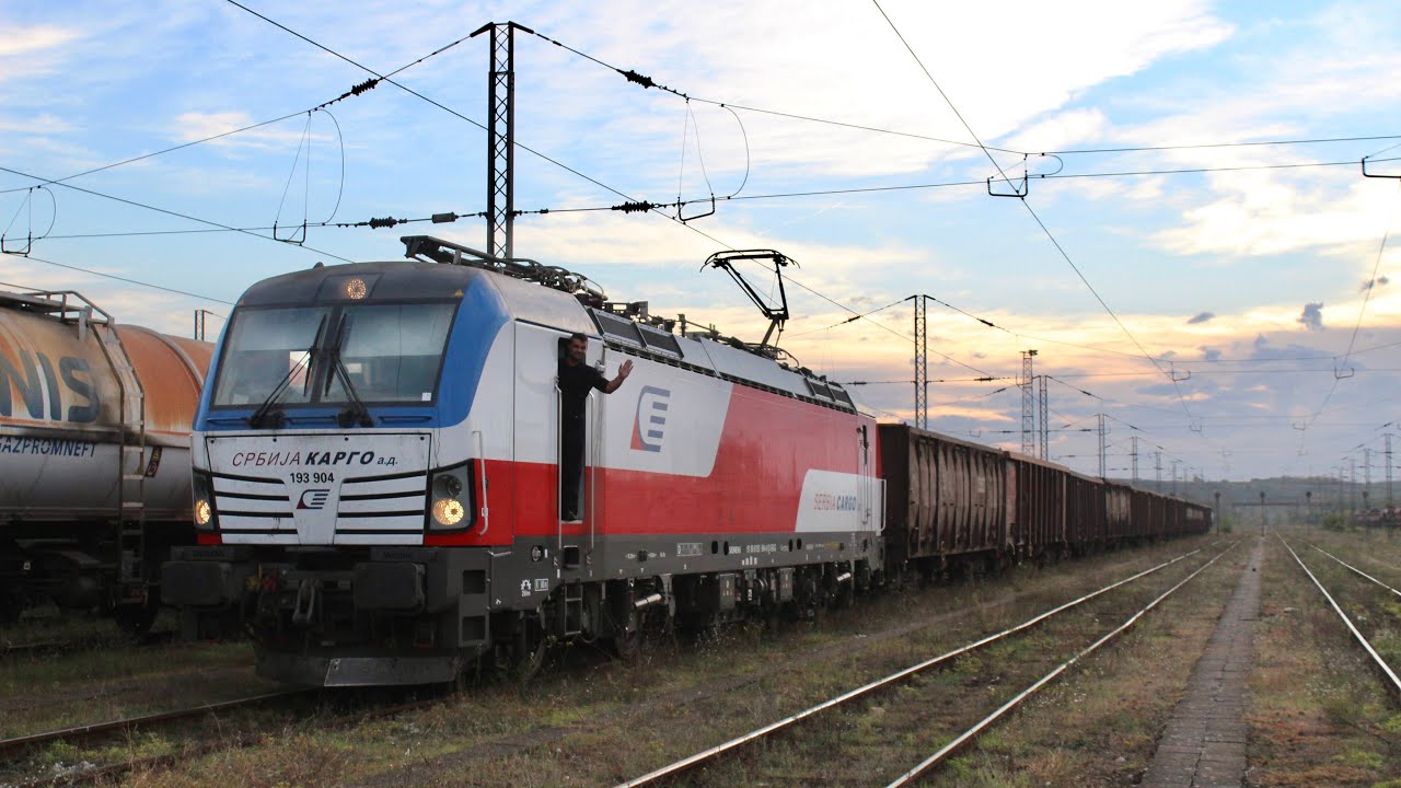 Serbia Cargo 193 904 at Belgrade Marshalling Yard - 22/10/22
