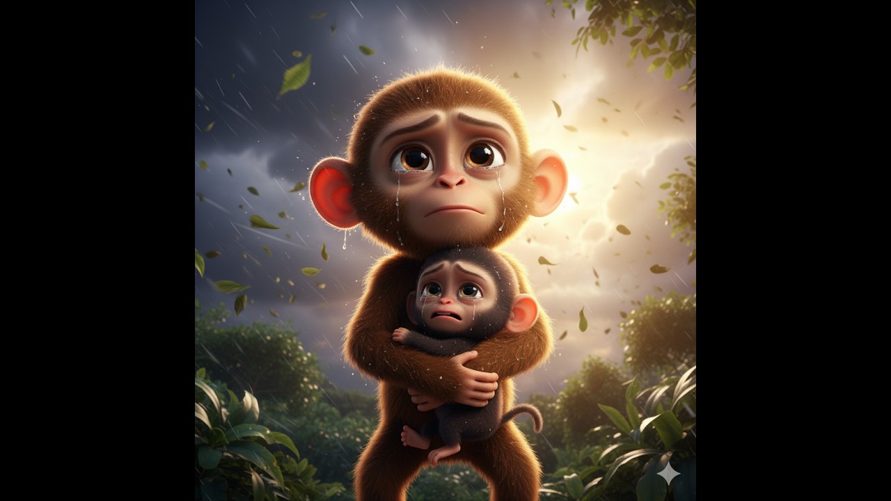 The Weakest Monkey Became a Hero 🐒💛 | Emotional Jungle Story