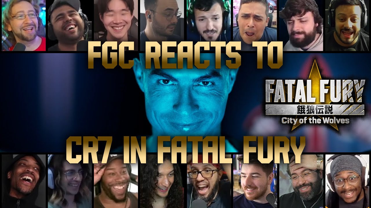Реакция FGC на КРИШТИАНУ РОНАЛДУ в FATAL FURY CotW (английский - СУБТИТРЫ) || Реакция на микс CR7