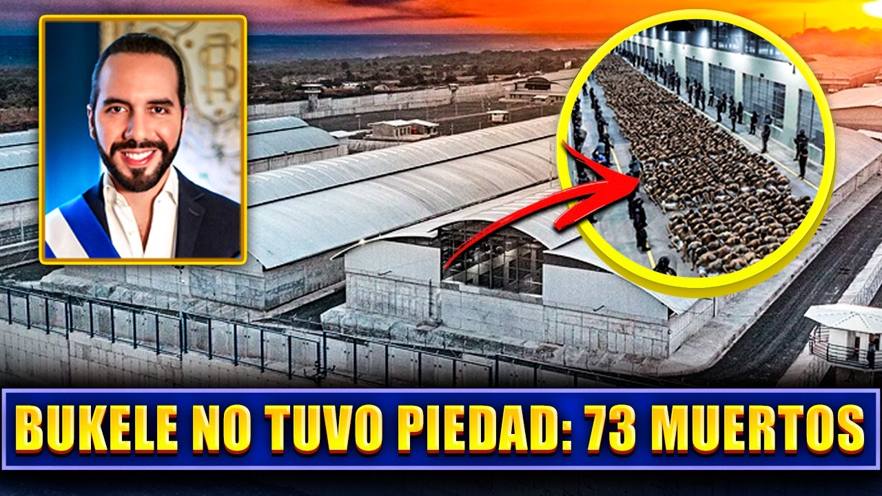 🚨 BUKELE ANNIHILATES 73 GANG MEMBERS WHO TRIED TO ESCAPE CECOT WITH EXPLOSIVES