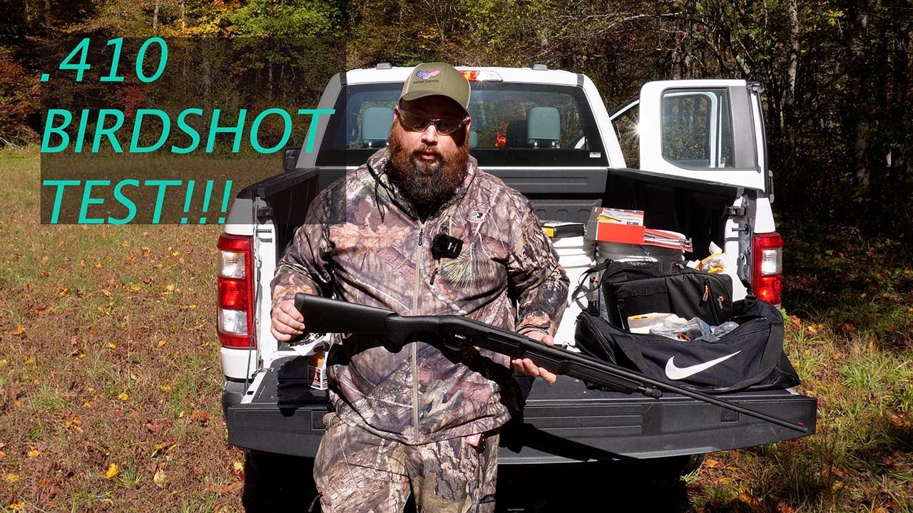 .410 Shotgun Birdshot Test. At what range is .410 birdshot effective?