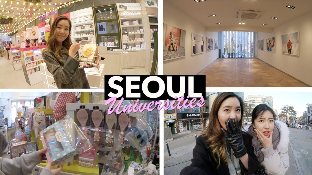 Walking Around Korean Universities: Ewha, Sinchon, and Hongdae