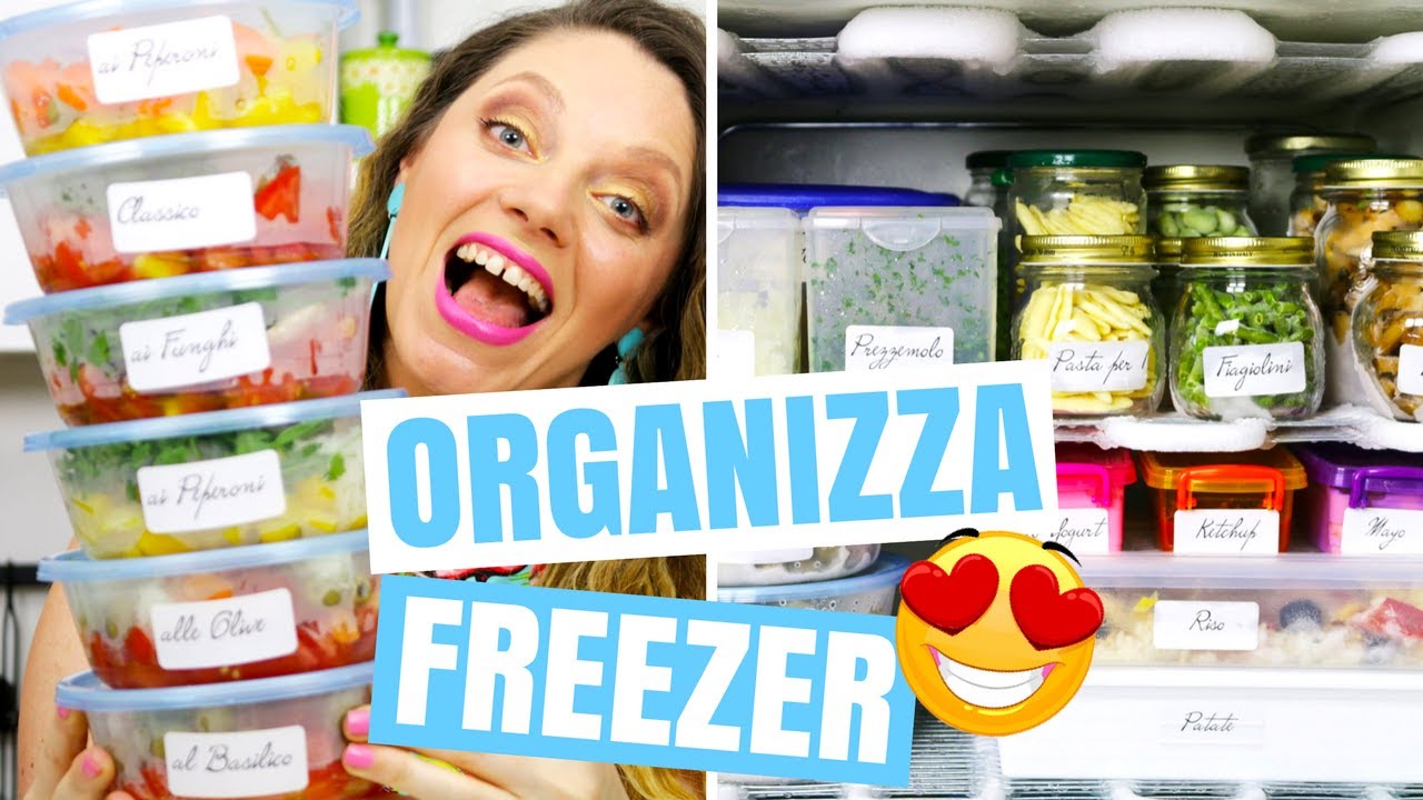 10 SUPER CONSIGLI PER ORGANIZZARE IL FREEZER + IDEE MEAL PREP ITA 2 SETTIMANE IN 1 ORA!