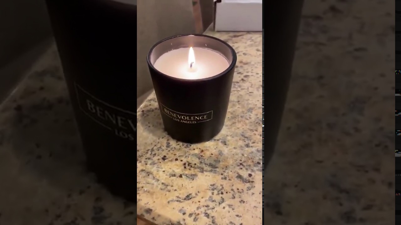 Benevolence LA Premium Oud Wood Hand Poured Scented Candles Review, Lovely smell and gorgeous look