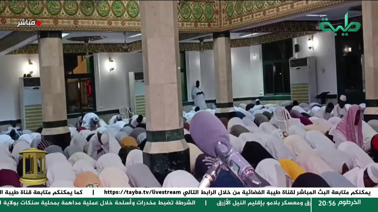 صلاة التروايح بإمامة الشيخ الزين محمد أحمد | مسجد السيدة سنهوري