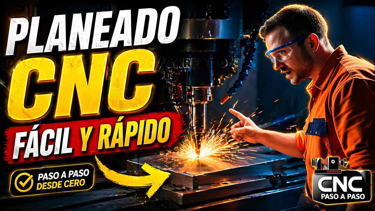 🔥 Curso de FRESADO CNC con SISTEMA ISO en 20 MINUTOS | PLANEADO y C&Oacute;DIGOS G y M | PARTE 1 🚀
