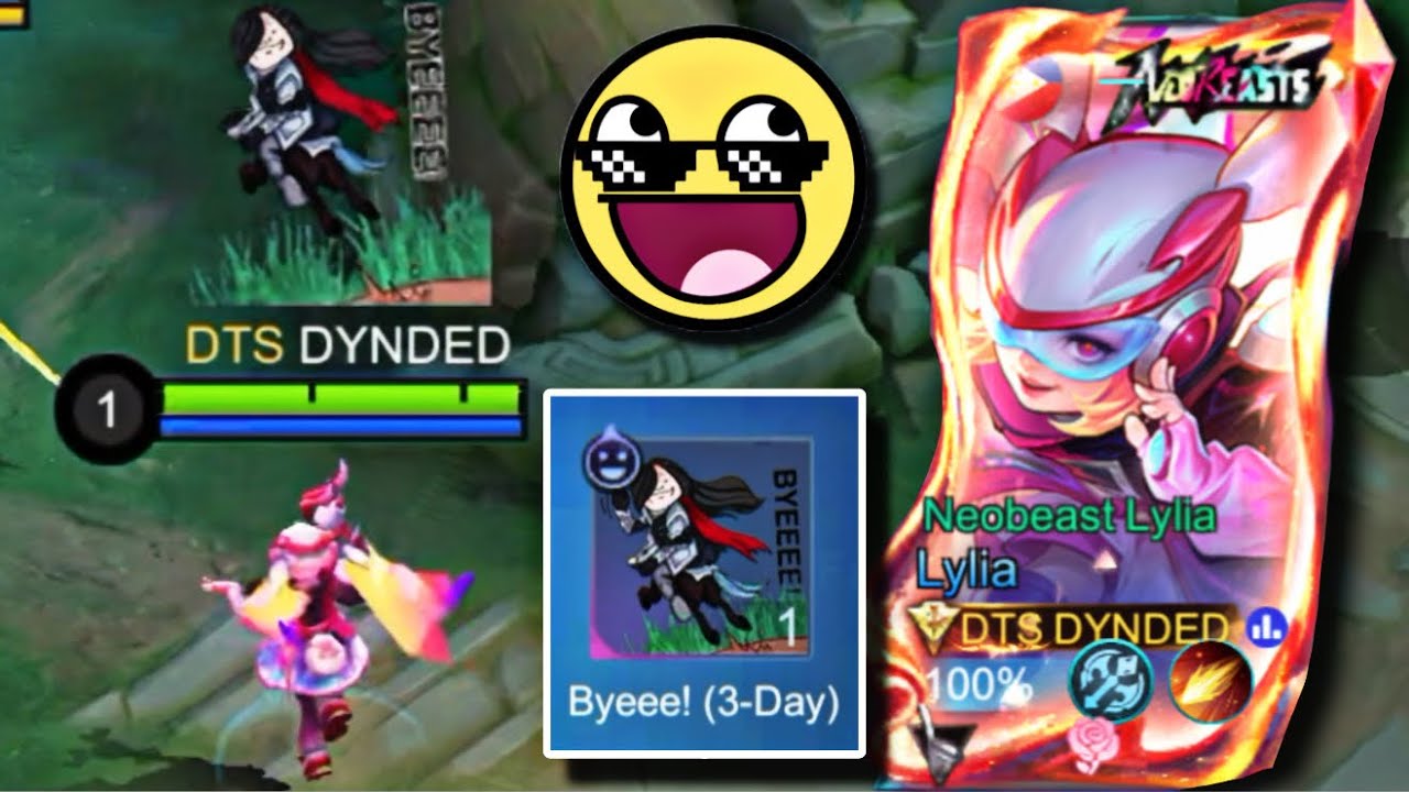 NYOBA LYLIA BUFF PAKE EMOTE BARU BYEEE LEOMORD COCOK BGT WKWK 