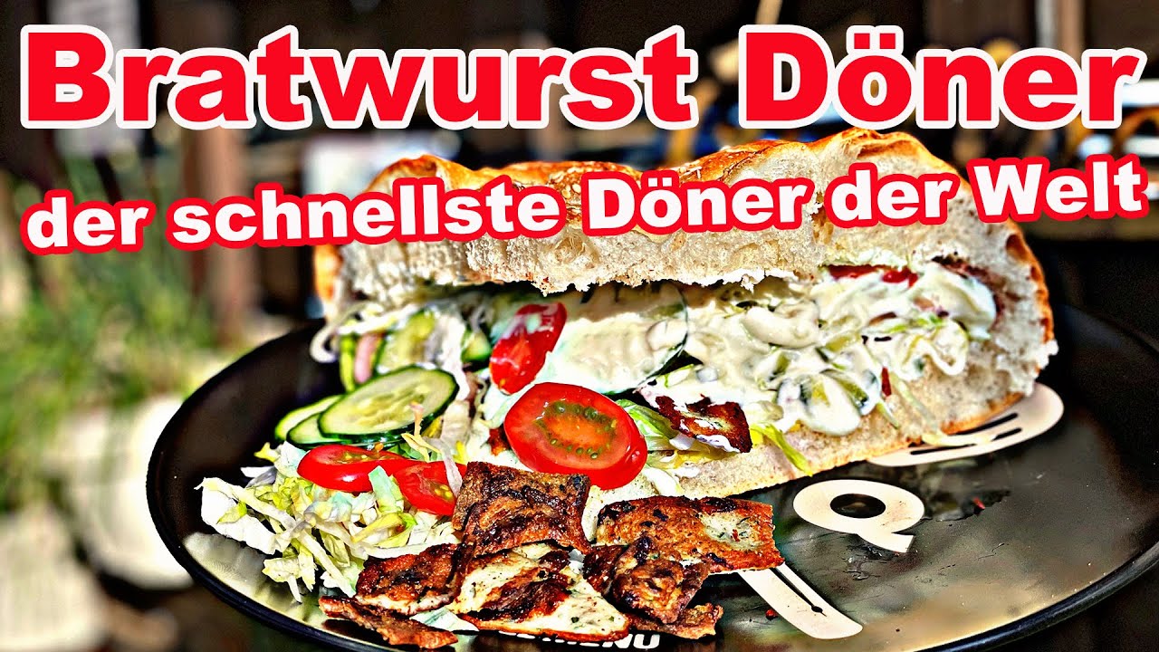 Bratwurst Döner der schnellste Döner der Welt | The BBQ BEAR
