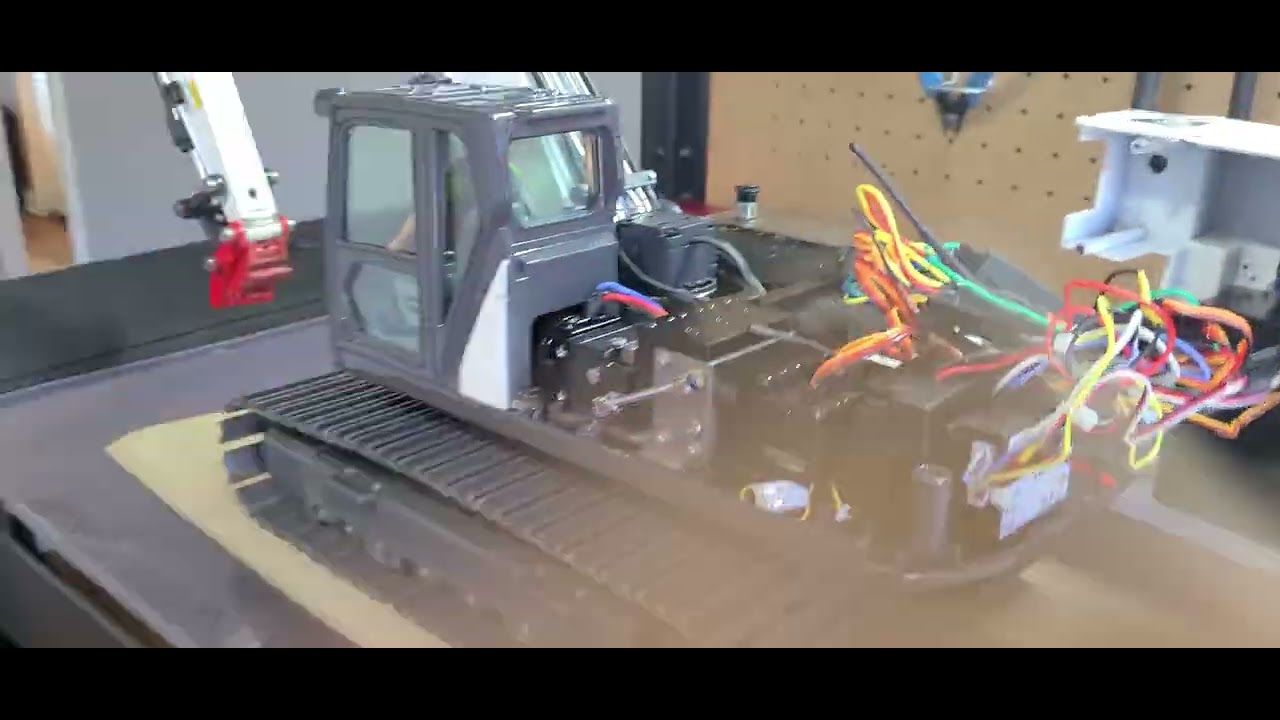 RC Sound System Installation on Kabolite K961/K963  RC Hydraulic Excavator