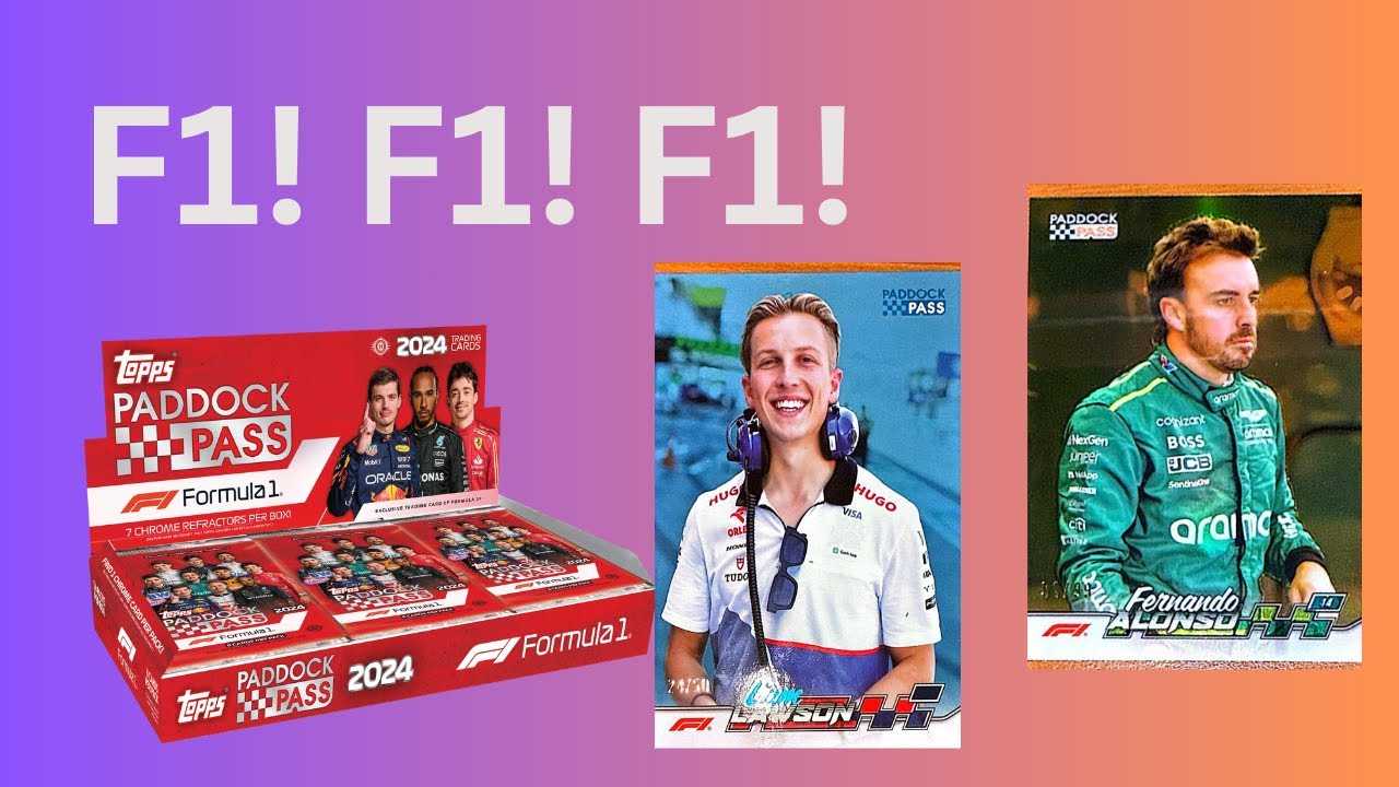 NUMBERED PARALLELS GALORE! 2024 F1 Paddock Pass Hobby Box Break!