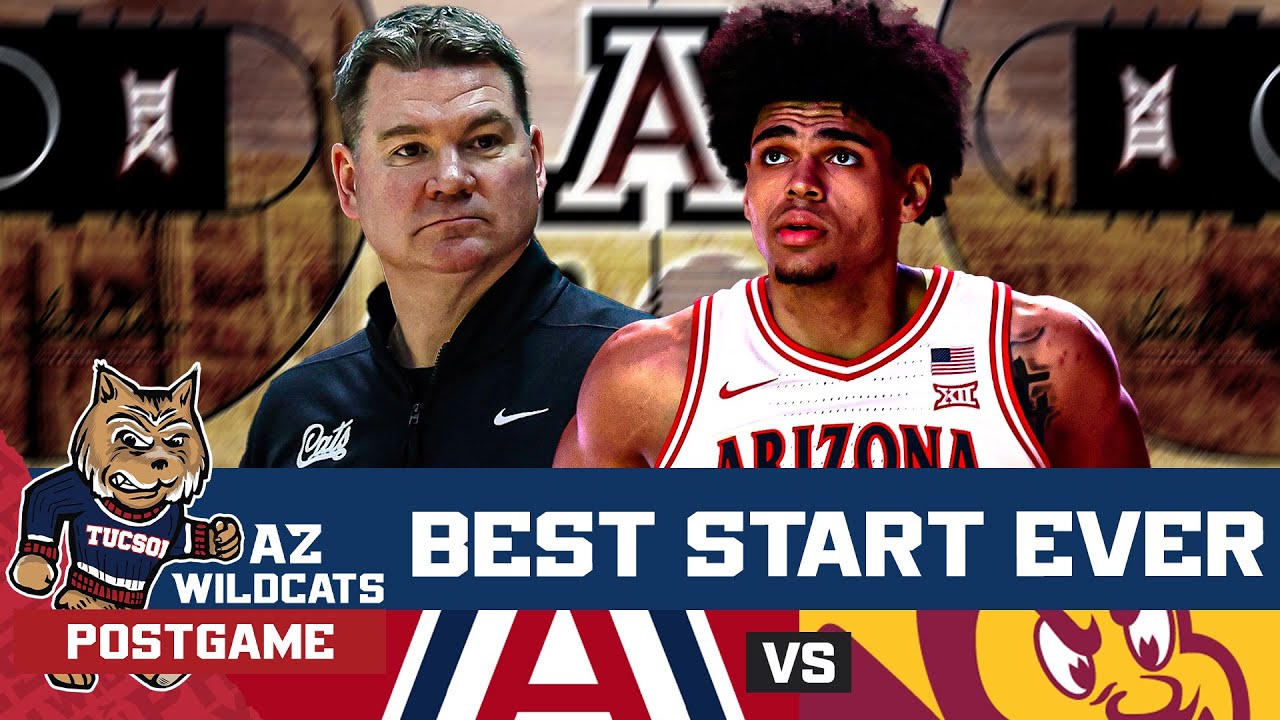POSTGAME: No. 1 Arizona SETS PROGRAM RECORD With Win Over Rivals ASU & Bobby Hurley