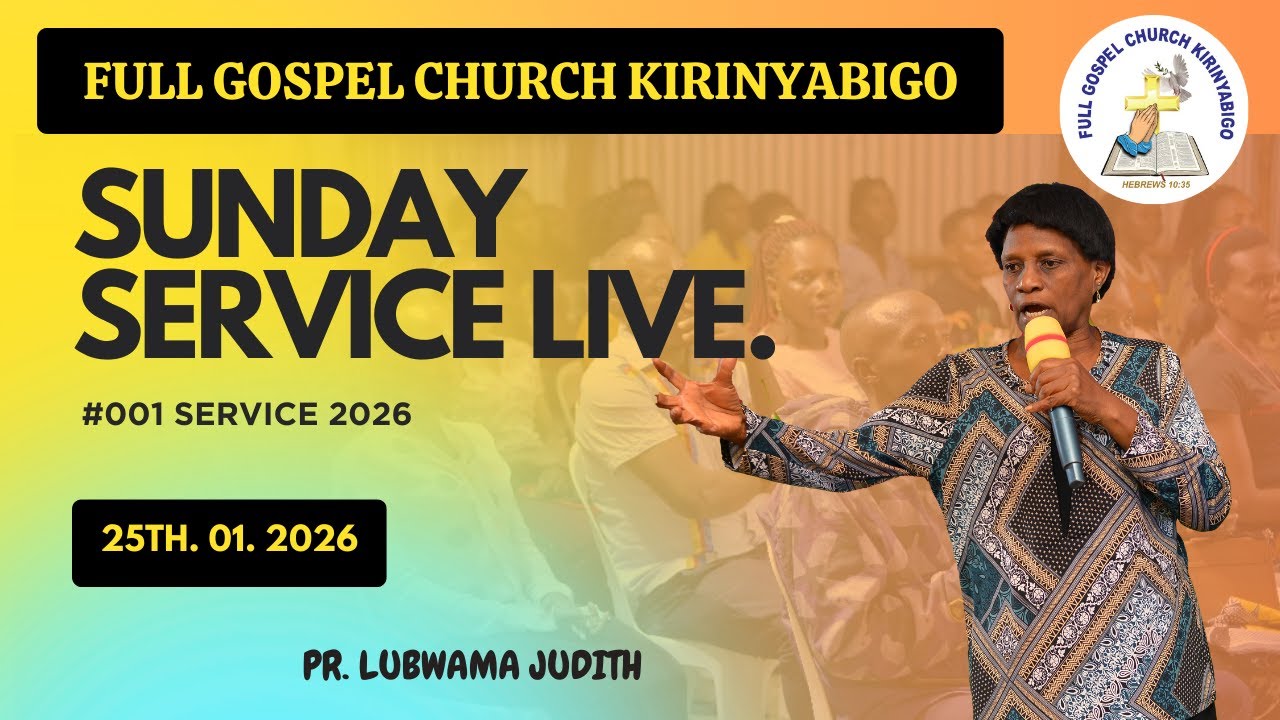 SUNDAY SERVICE 25TH. JAN 2026 #001