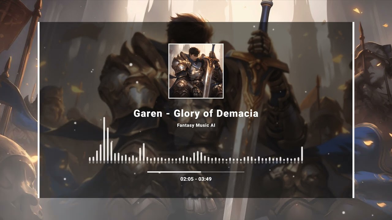 Garen - Glory of Demacia | A league of legends song | Fantasy Music AI