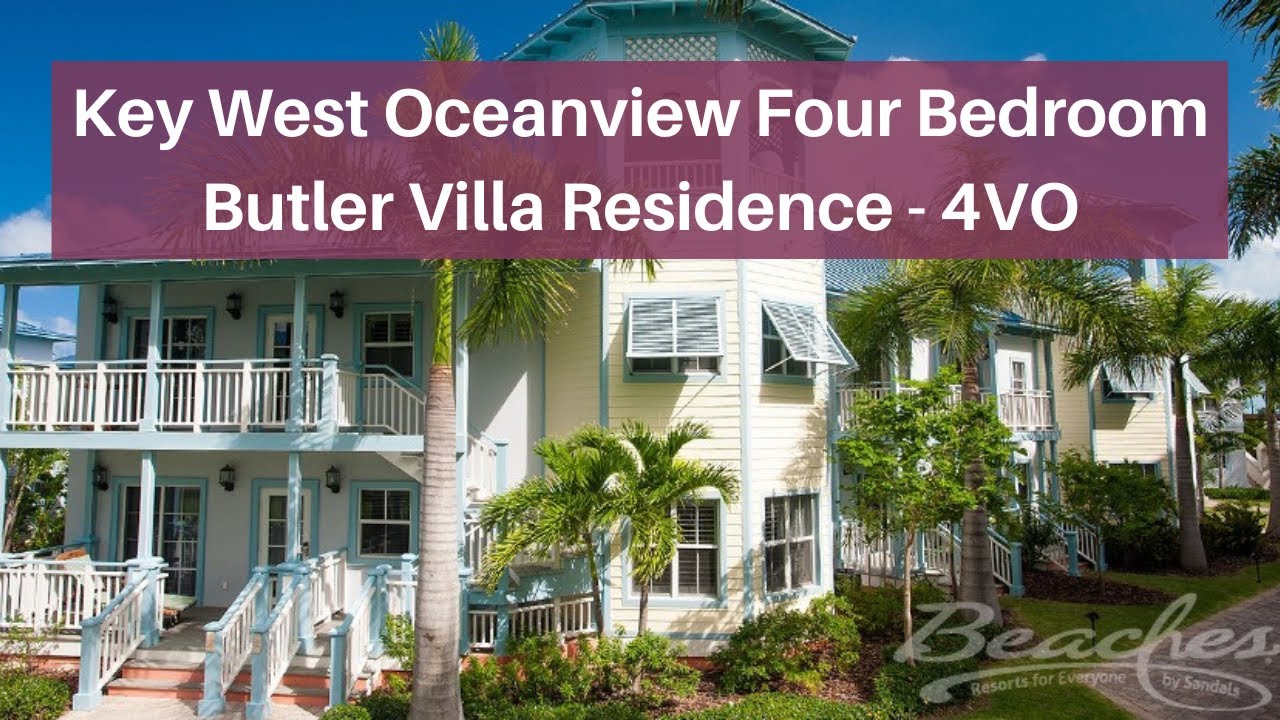 Villa Tour: 4VO Key West Oceanview Four Bedroom Butler Villa Residence | Beaches Turks & Caicos