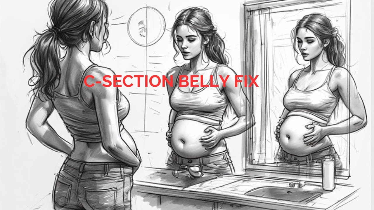 How I Reduced My C Section Belly What ACTUALLY Worked
