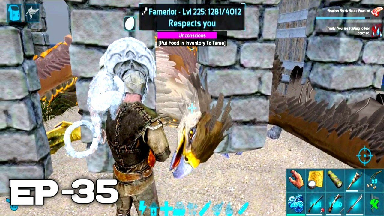 Ark Mobile Double Griffin Taming (Without Kibble) | Alpha Carno | Redwood Hardcore-Brutal (Ep - 35)
