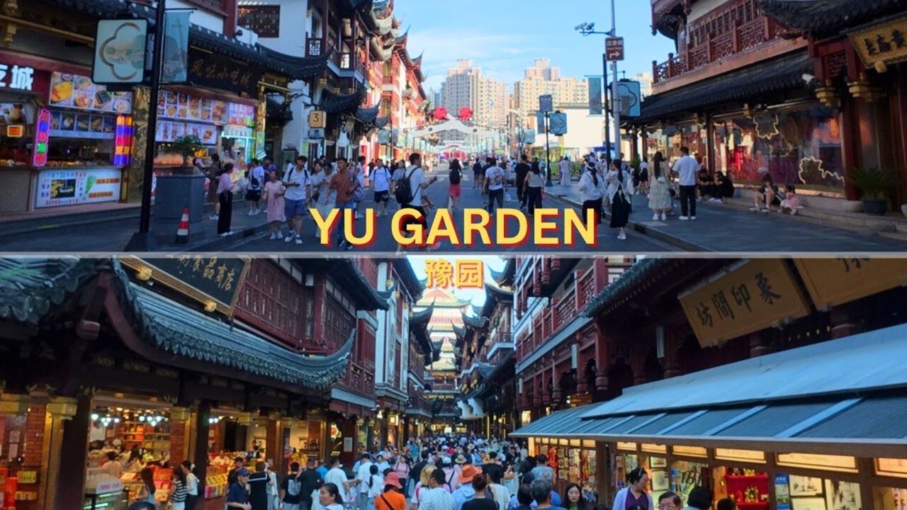 Walking Through Yu Garden | Ancient Beauty in the Heart of Shanghai 🏯| 豫园-上海 | 4K
