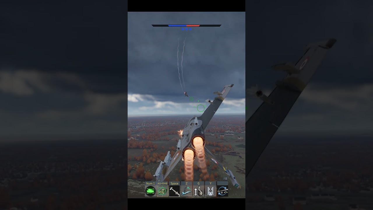 F-15E 🇺🇸 vs Rafale 🇫🇷 #warthunder #вартандер #shorts