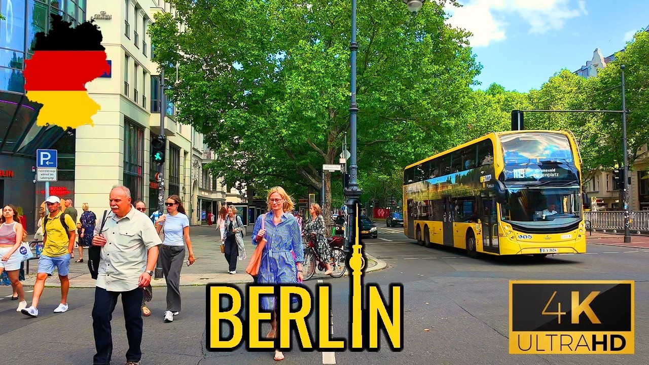 ⁴ᴷ⁶⁰ 🇩🇪 Berlin, Ku'Damm | The richest district of Berlin (July 2025) [4K]