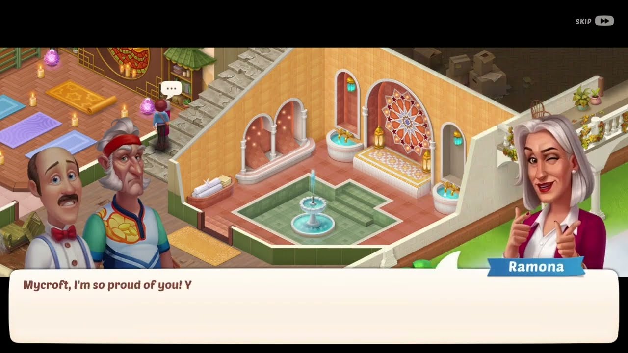 Homescapes l Spa Room l Gameplay