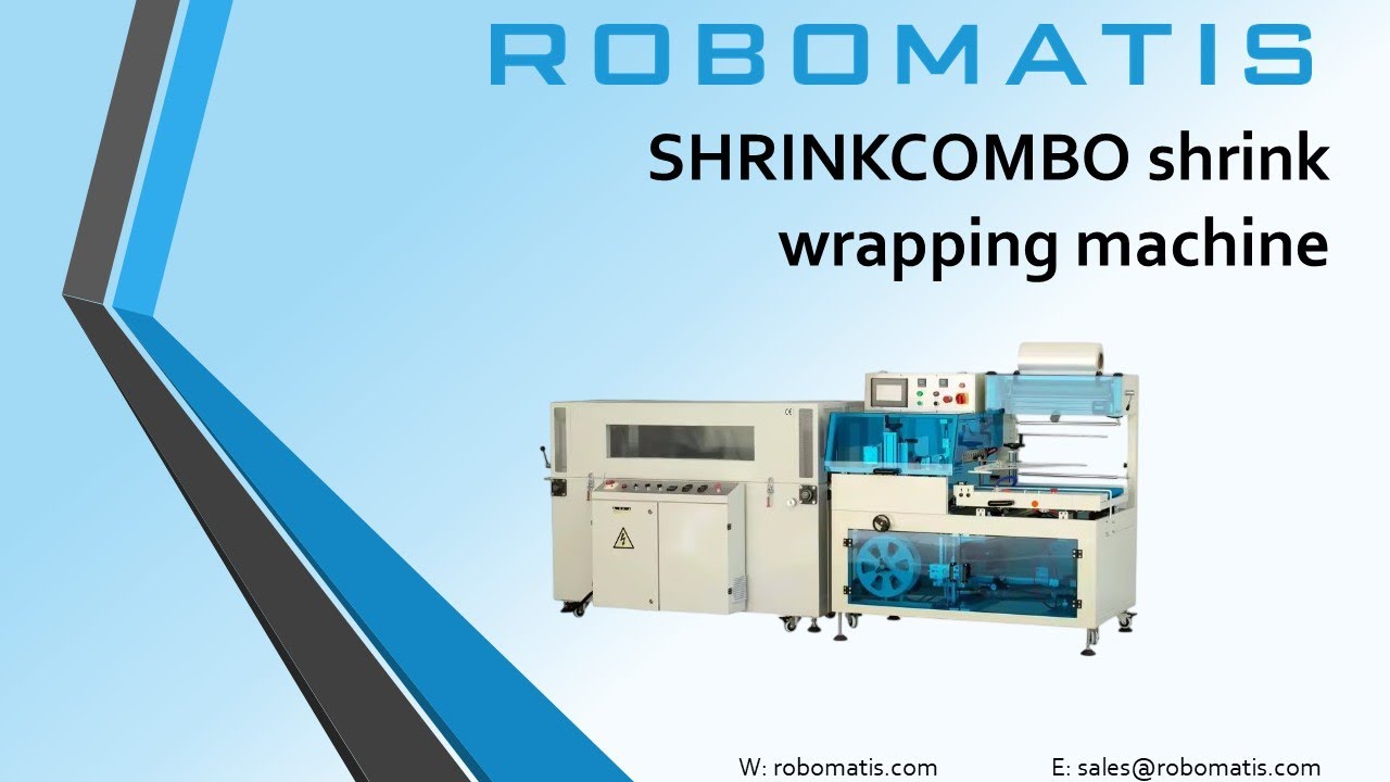 SHRINKCOMBO shrink wrapping machine - set up - ROBOMATIS