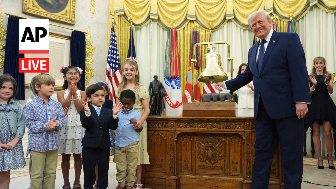 LIVE: Trump launches Trump Accounts and speaks about World Cup red card