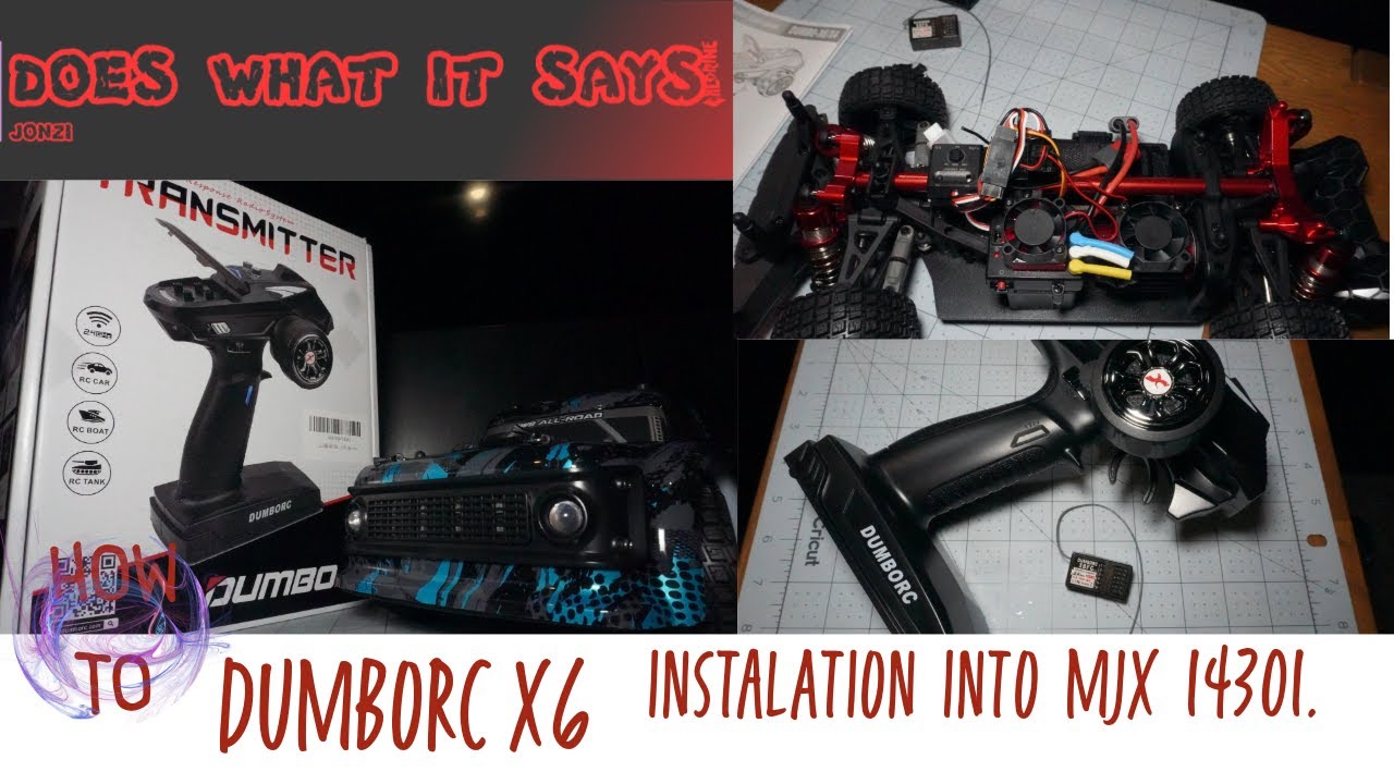 DumboRC  x6 install into MJX HyperGO
