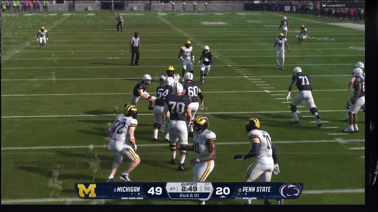 CFB26 Michigan S7 W2 @ Penn State