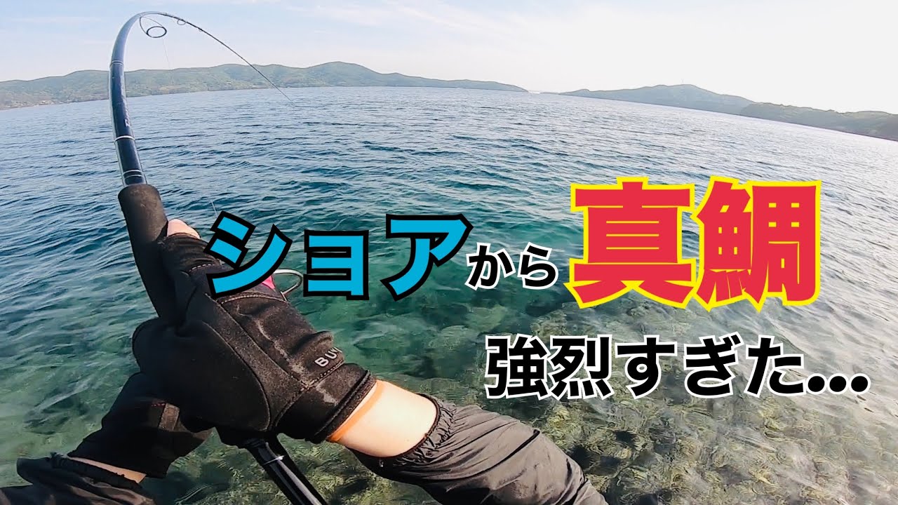 ショアから強烈な真鯛が釣れるこのルアー…凄い【ショアマダイ】