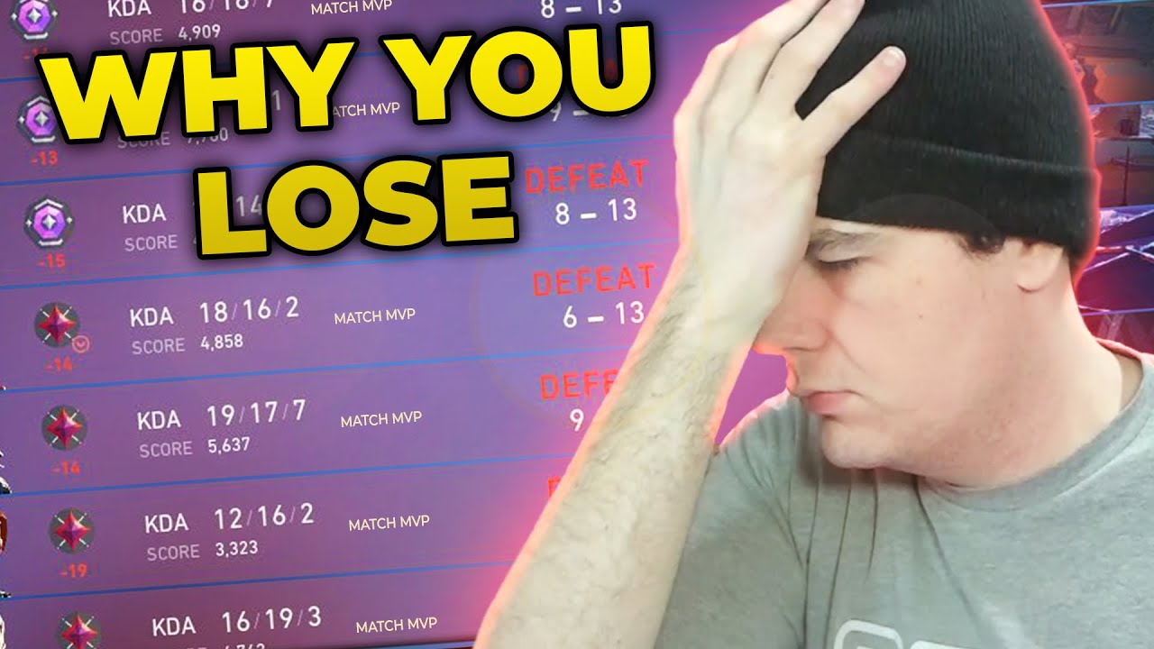 Why You LOSE Ranked Games! [TIPS TO RANK UP IN VALORANT]