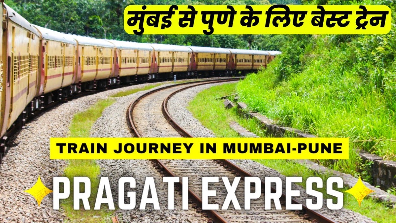 12125 Pragati Express | Mumbai To Pune Train Journey | Vistadome Coach