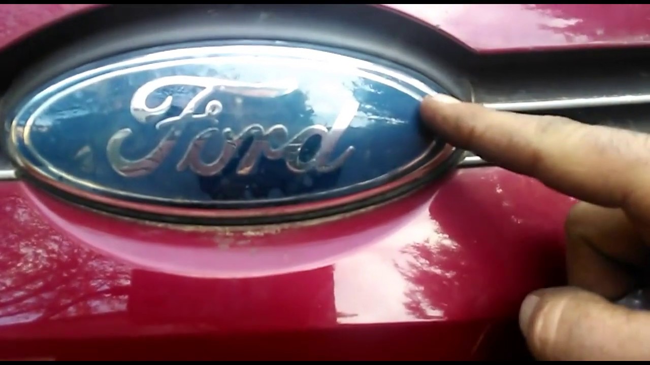 come recuperare un tergi auto e sostituire logo Ford