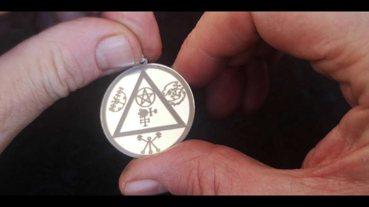 Silver  Amulet Pendant of Healing with 4 healing Spirits by World of Amulets & Terra Incognita