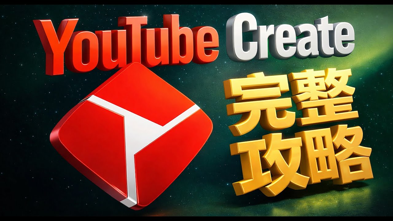 【YouTube Create】免費AI 剪片＋自動字幕，完整攻略🔥