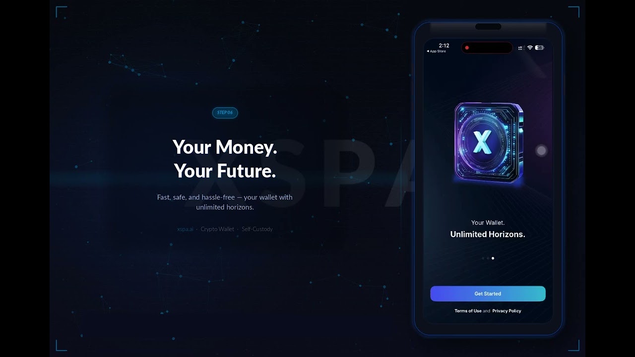 XSPA Crypto Wallet Tutorial: How to Create a New Account Safely (Android & iOS)