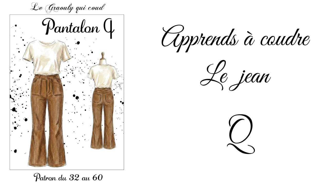Apprends à coudre un jean avec le Q