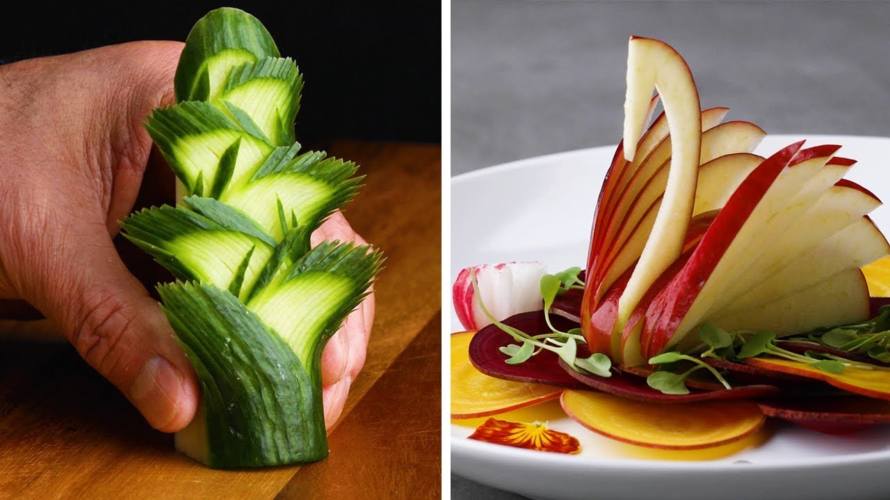 7 Knife Skills That Will Make You A Real Life Fruit Ninja! | Master Chef Tutorial Compilation