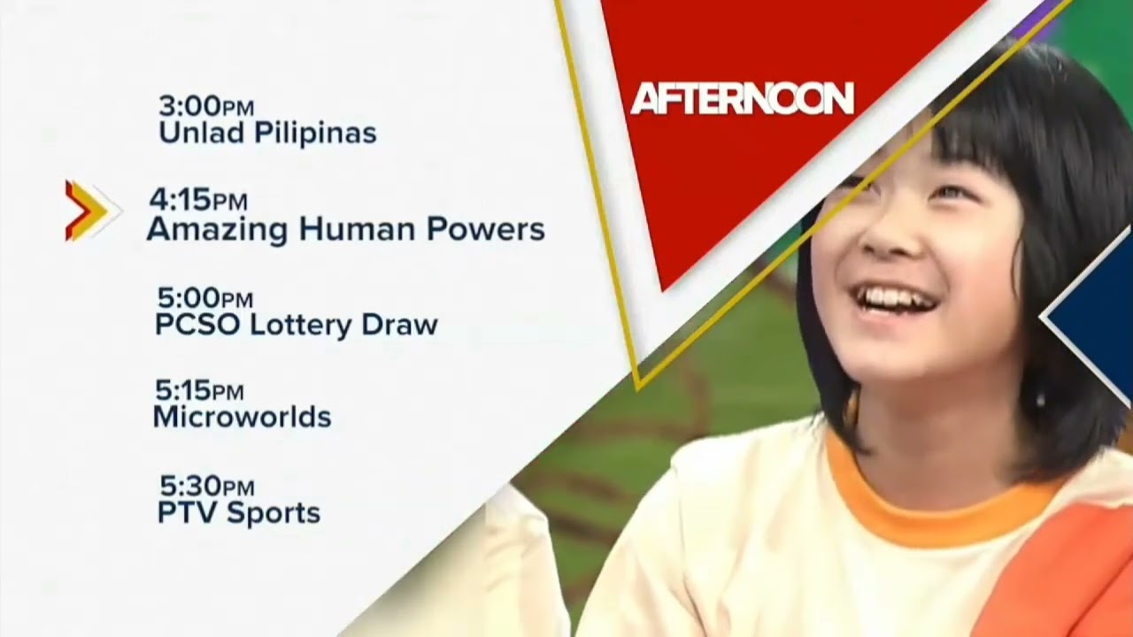 PTV - Afternoon Schedule bumper [22-03-2022]
