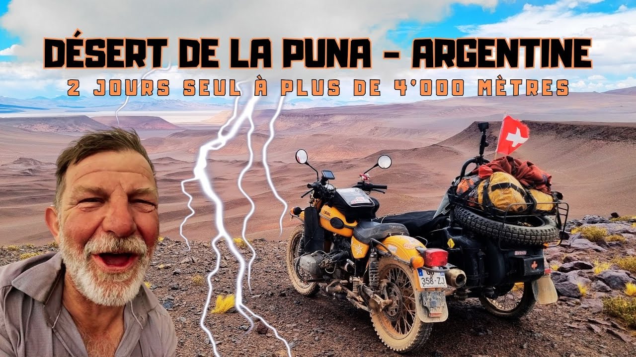 🇦🇷 Désert aride - Tempête - casses mécaniques - Un film exceptionnel, Tour du monde en side-car Ural